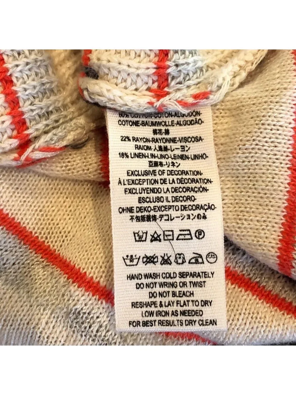 Free People Stripe Sailor Tank Ivory Combo- Size M